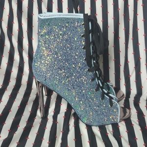 Cape Robbin glitter booties